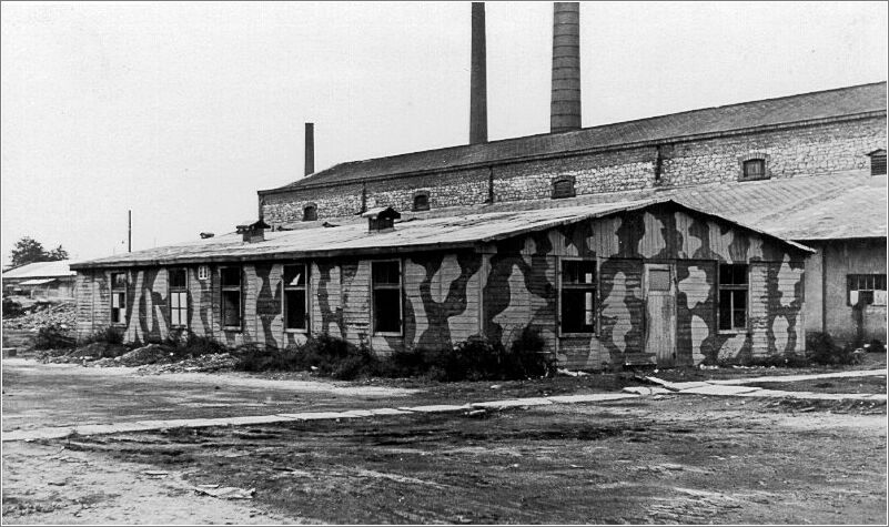 The factory building in the HASAG labor camp in Czestochowa.